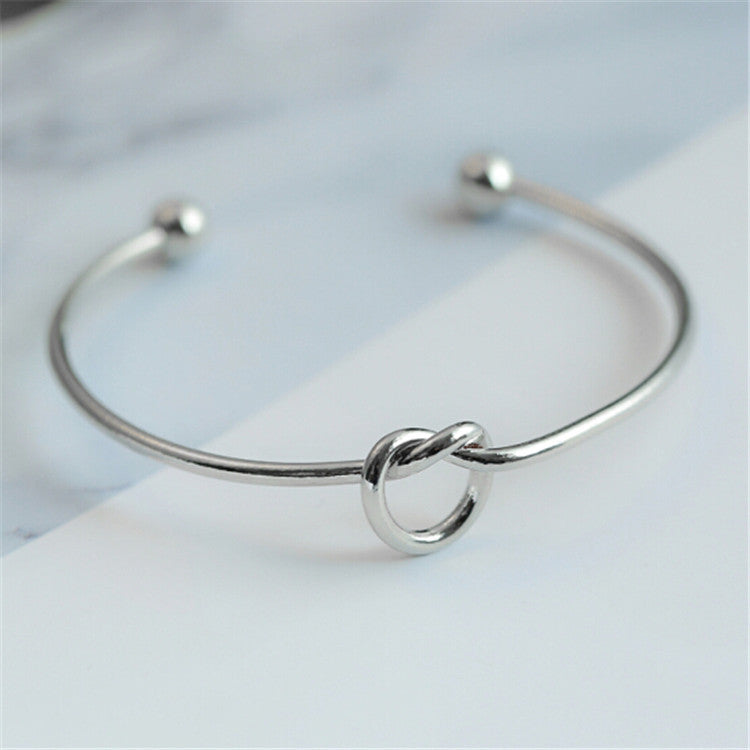 Hemasa  Love Knot Bracelet Women's diy Bracelet Opening Rose Gold Hand Jewelry Bridal Tribal Kink
