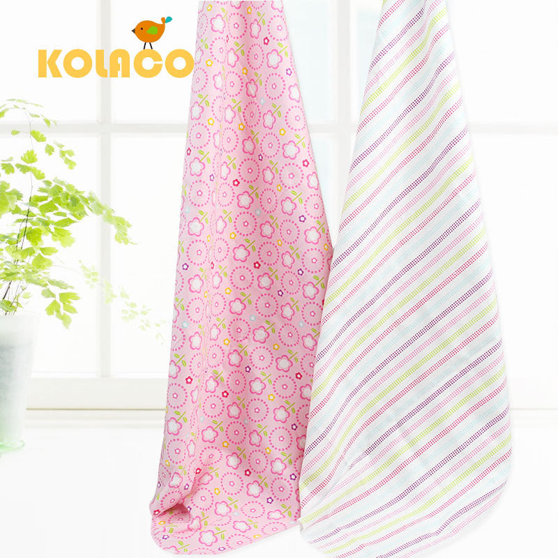 Cotton Flannel Fleece Cotton Flannel Baby Blanket Printed 4-Pack Swaddle Blanket Bed Sheetss Kolaco