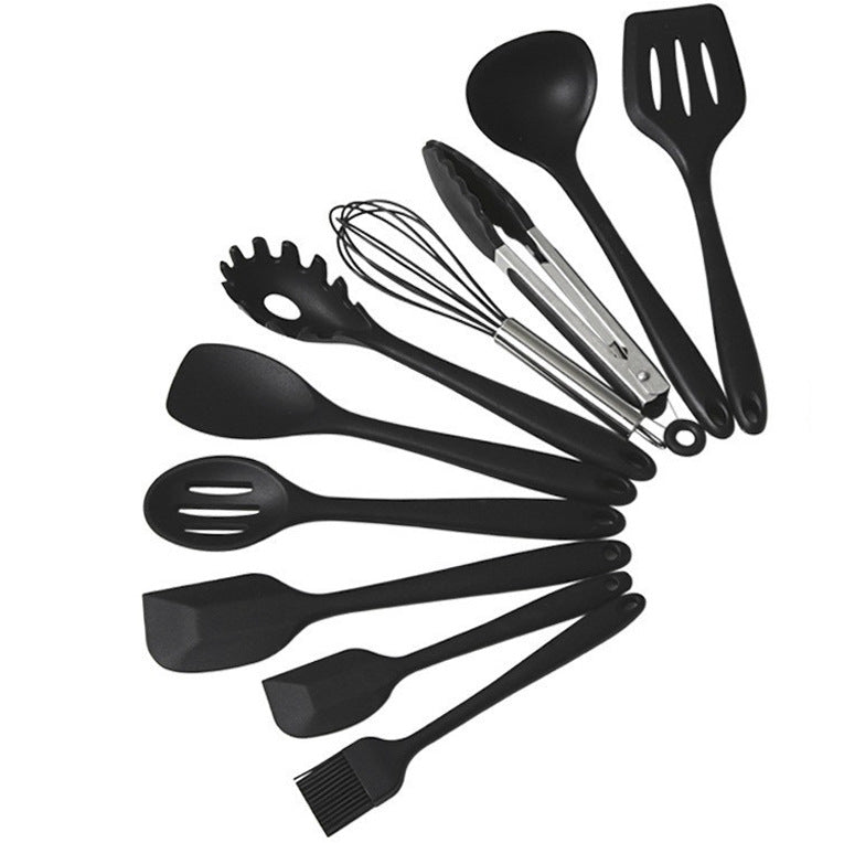 Non-Stick Silicone Kitchenware 10 Piece Set Kitchen Tools  Baking Utensils
