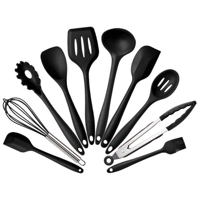 Non-Stick Silicone Kitchenware 10 Piece Set Kitchen Tools  Baking Utensils