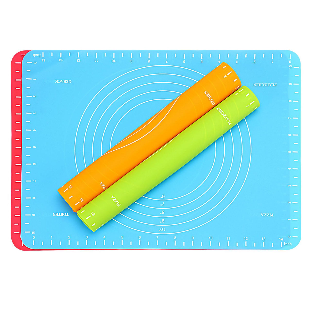 Flour shaping pad large scale silicone pad 50*40 soft chopping board baking tool high temperature resistant kneading pad