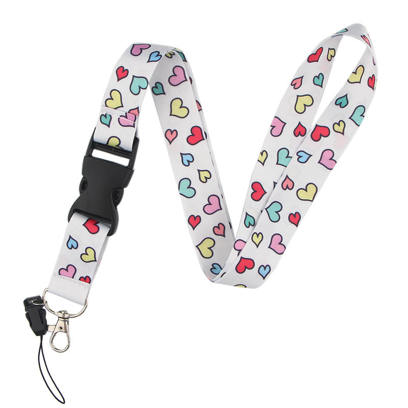 Set of 2  Lanyards  for Couples' Phones, Id Cards, USB Drives, Cameras, Keys, Made of Polyester Webbing, in Stock