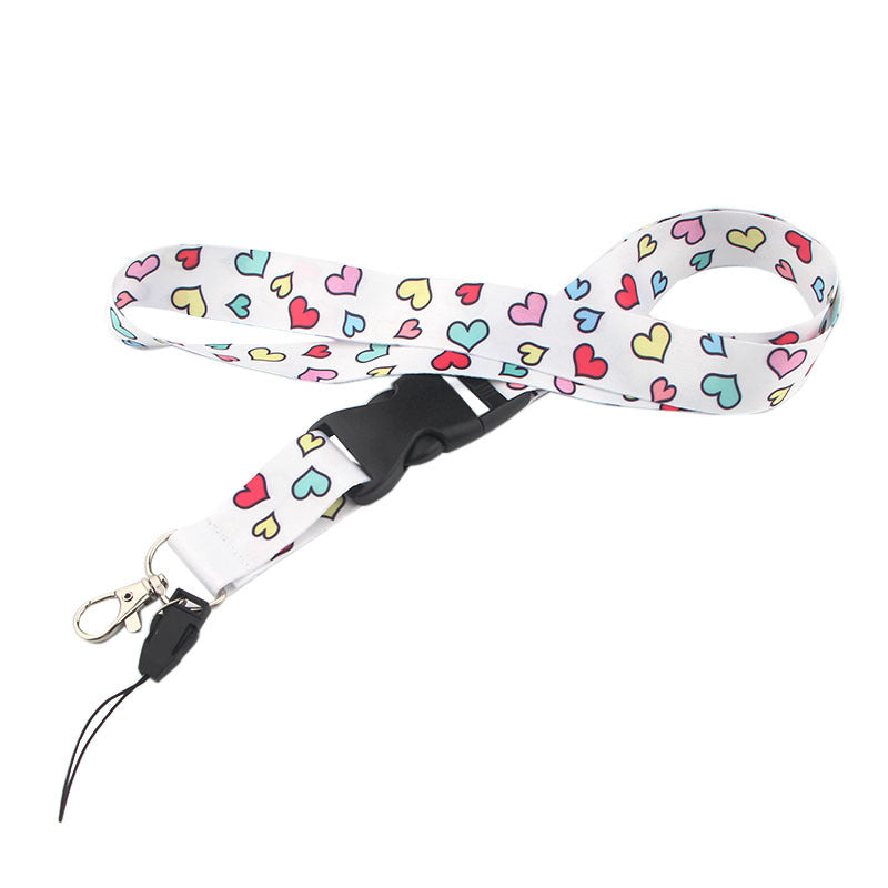 Set of 2  Lanyards  for Couples' Phones, Id Cards, USB Drives, Cameras, Keys, Made of Polyester Webbing, in Stock