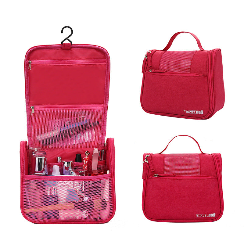 Runhui Cationic Solid Color Toiletry Bag Portable Cosmetic Storage Bag Travel Cosmetic Bag One Batch Portable