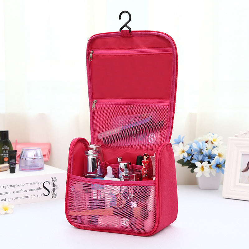 Runhui Cationic Solid Color Toiletry Bag Portable Cosmetic Storage Bag Travel Cosmetic Bag One Batch Portable