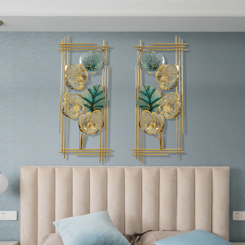 A Pair of Home Wall Hangings, Creative Iron Wall Hangings, Stereo Wall Hangings, Living Room Background Wall Decorations