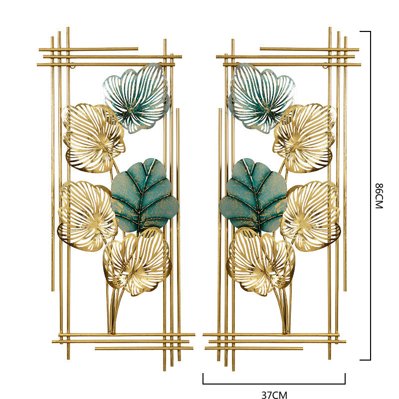 A Pair of Home Wall Hangings, Creative Iron Wall Hangings, Stereo Wall Hangings, Living Room Background Wall Decorations