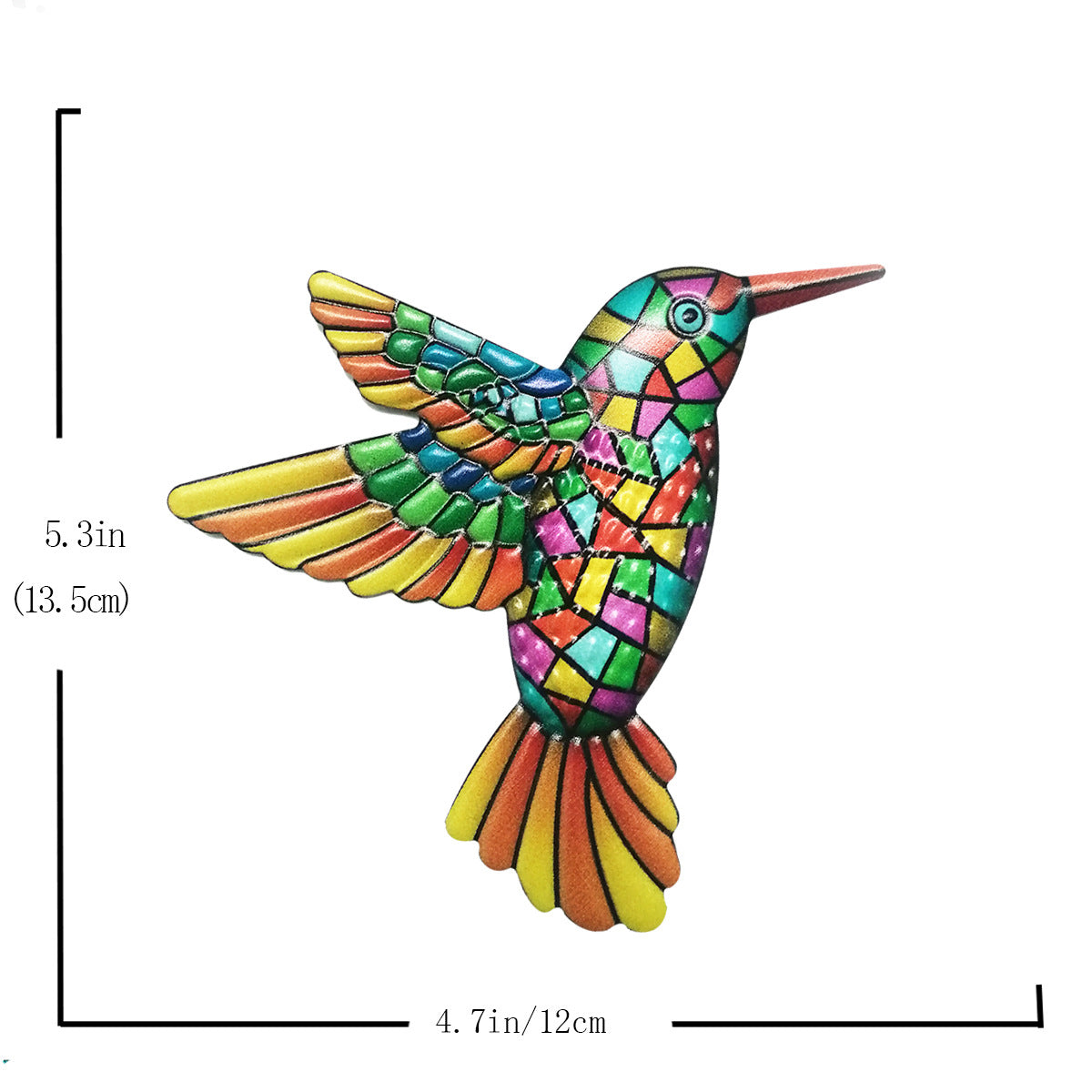 New Amazon Iron Hummingbird Home Wall Hanging Hardware Crafts Pendant Metal Decorations Garden Decoration