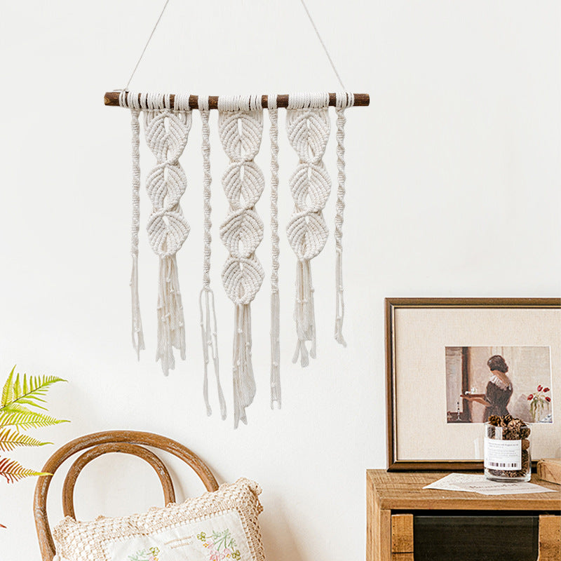 Cross-Border Scandinavian Style Background Wall Decoration Bohemian Hand-Woven Tapestry Ins Style Home Wall Tassel Hanging Decoration