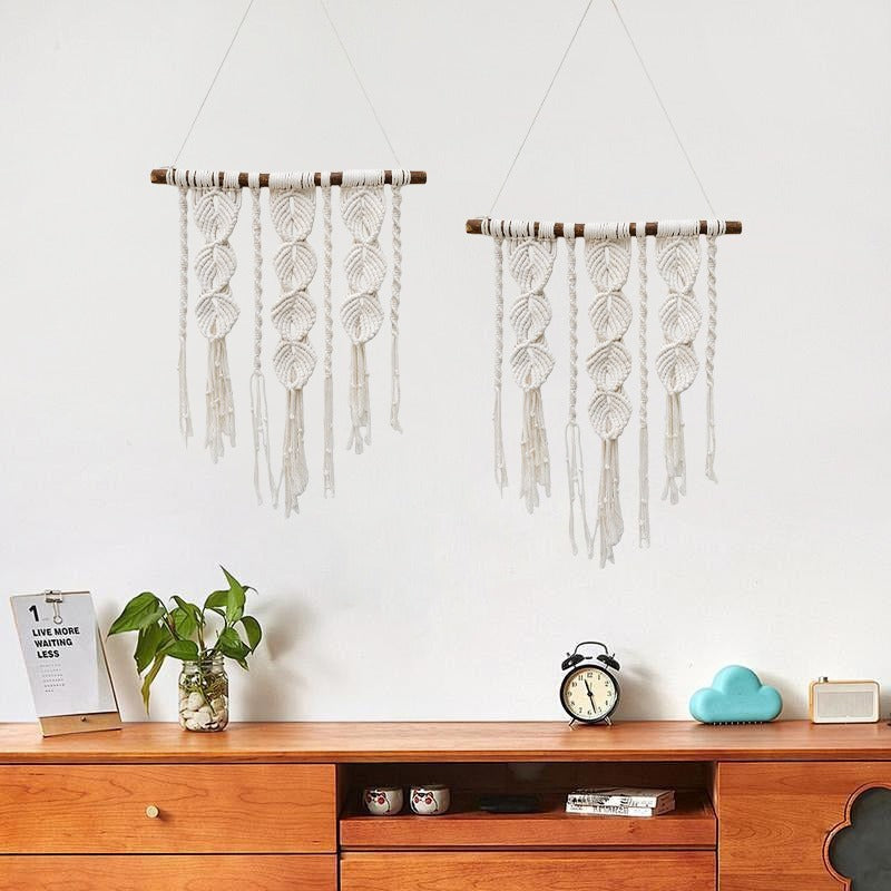 Cross-Border Scandinavian Style Background Wall Decoration Bohemian Hand-Woven Tapestry Ins Style Home Wall Tassel Hanging Decoration