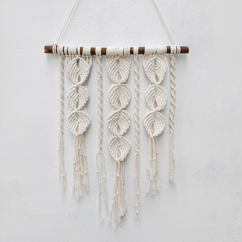 Cross-Border Scandinavian Style Background Wall Decoration Bohemian Hand-Woven Tapestry Ins Style Home Wall Tassel Hanging Decoration