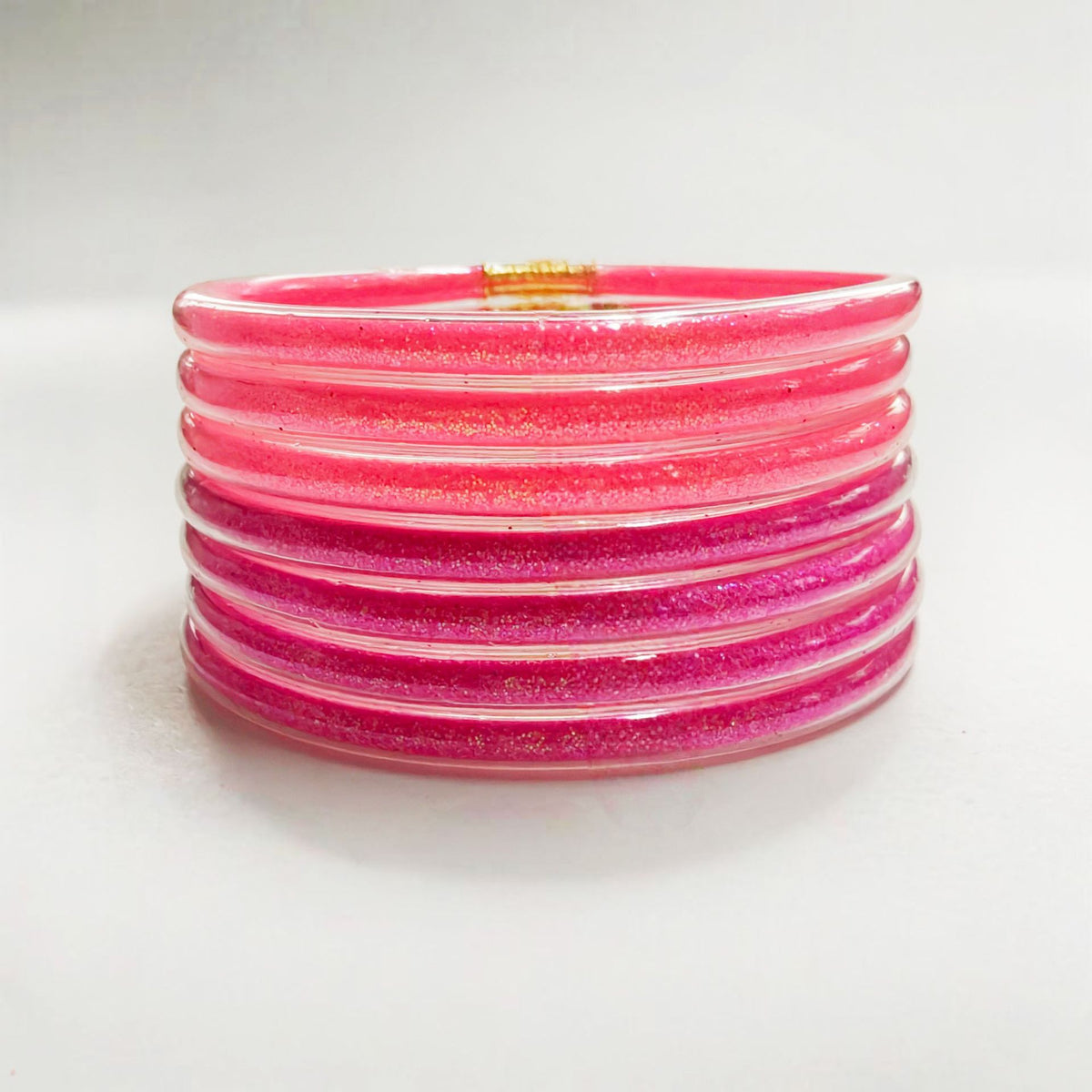 43 Colors Amazon Best-Selling 7-Layer Silicone Rainbow Glitter Bracelet Ribbon Set Women's Bow Glitter Bracelet