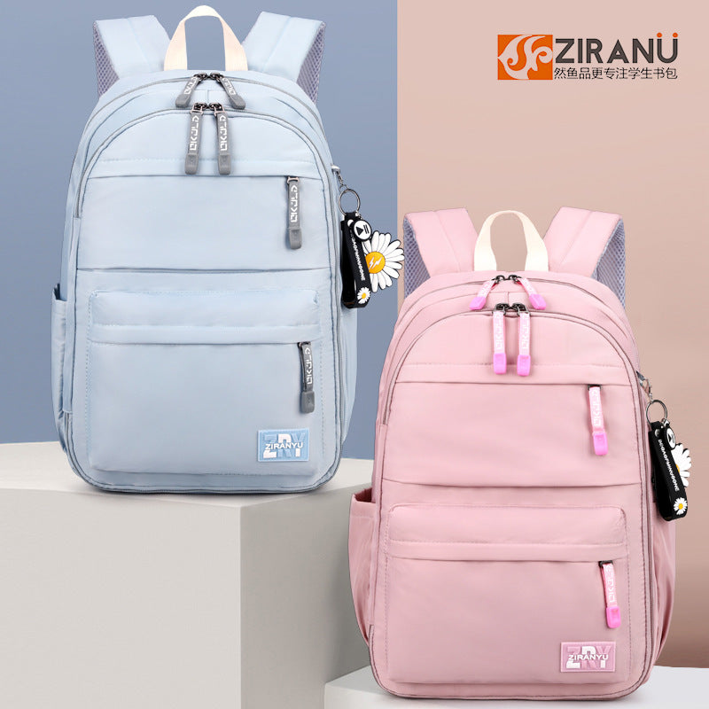 New Refrigerator Style Door Opening Fashion Student Schoolbag Girl Backpack Multi-Compartment Junior High School Student Casual Backpack Trend