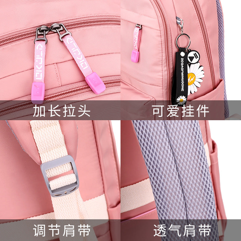 New Refrigerator Style Door Opening Fashion Student Schoolbag Girl Backpack Multi-Compartment Junior High School Student Casual Backpack Trend