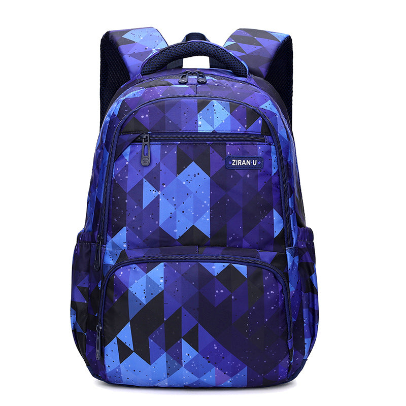 Cross-border explosions natural fish new student schoolbag grade 4-6 boys and girls backpack printing generation
