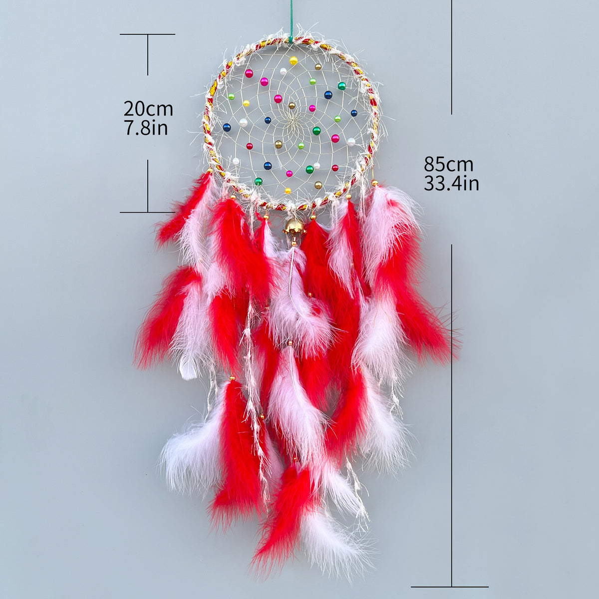 Scenic Spot Hot Selling Dream Catcher Feather Hanging Decoration Wind Bell Room Decoration Air Pendant Creative Gift for Girls