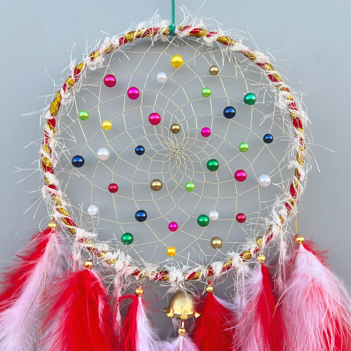 Scenic Spot Hot Selling Dream Catcher Feather Hanging Decoration Wind Bell Room Decoration Air Pendant Creative Gift for Girls