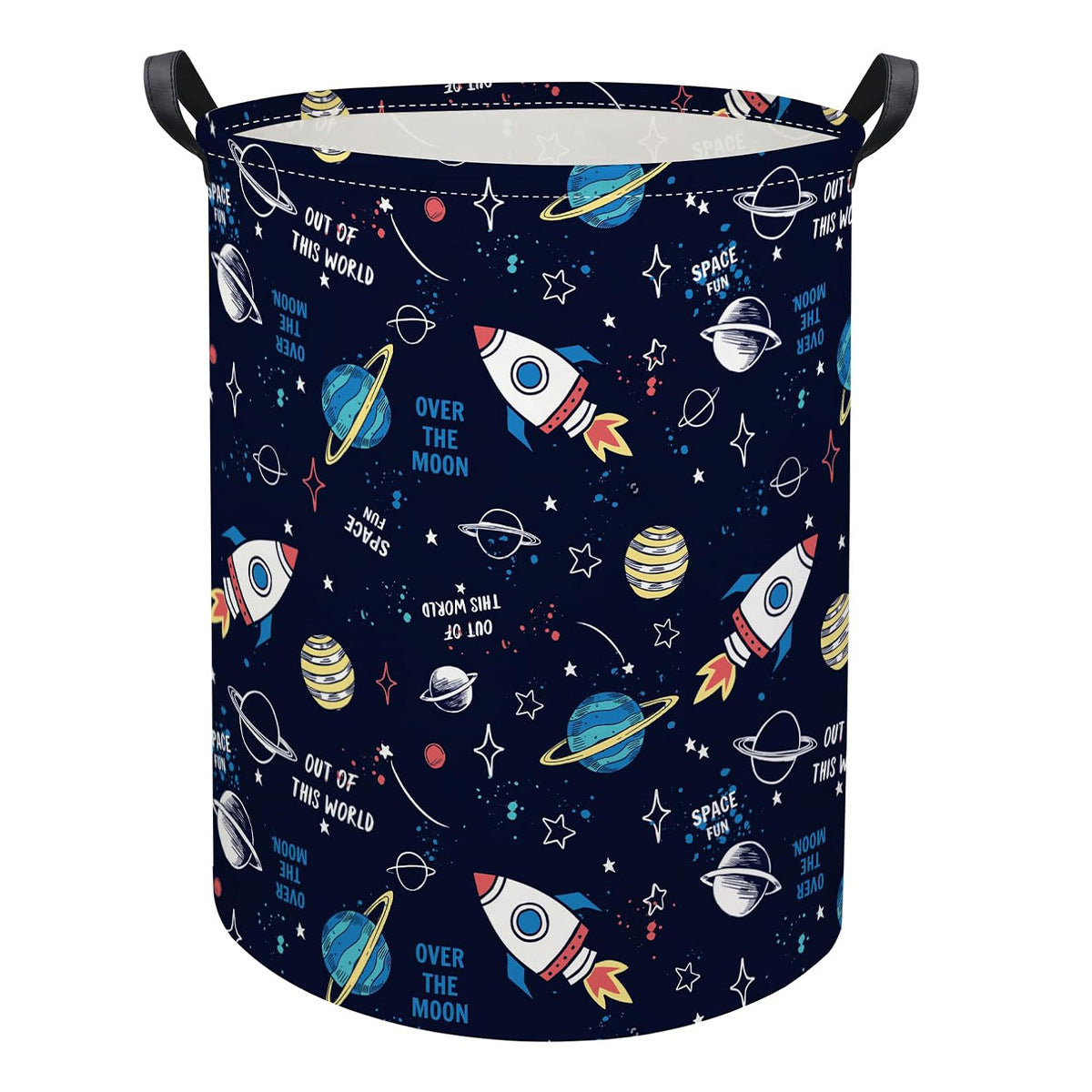 Amazon Temu Cross-Border Floral Laundry Basket Oxford Cloth 600 Toy Storage Bucket Packaging Size 27*28*4