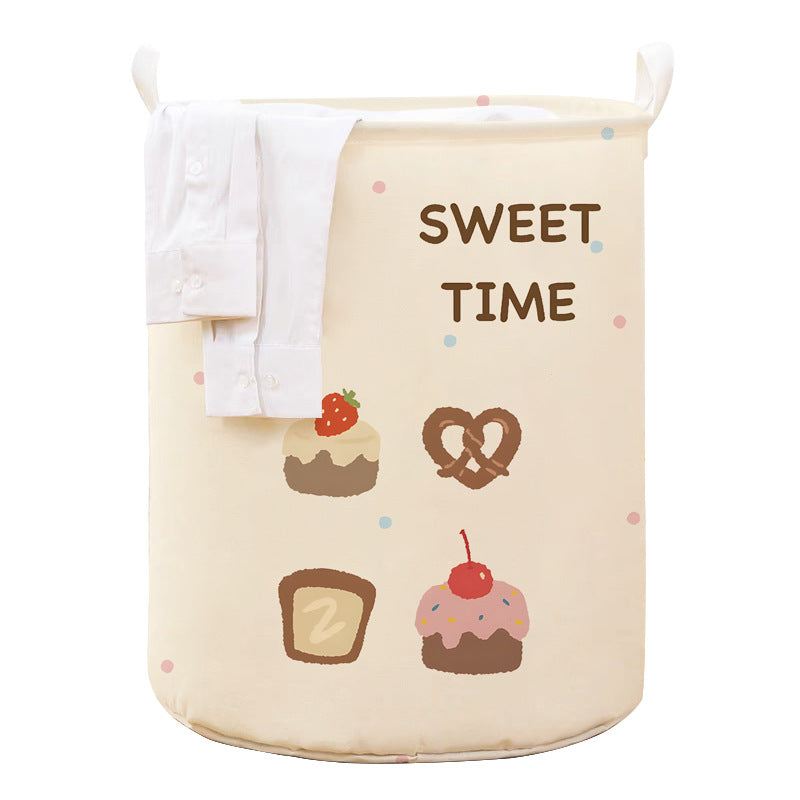 Large Cotton and Linen Dirty Laundry Basket for Home Use, Foldable Trendy Dirty Laundry Basket for Bathroom and Dormitory, Laundry Storage Bin for Dirty Clothes