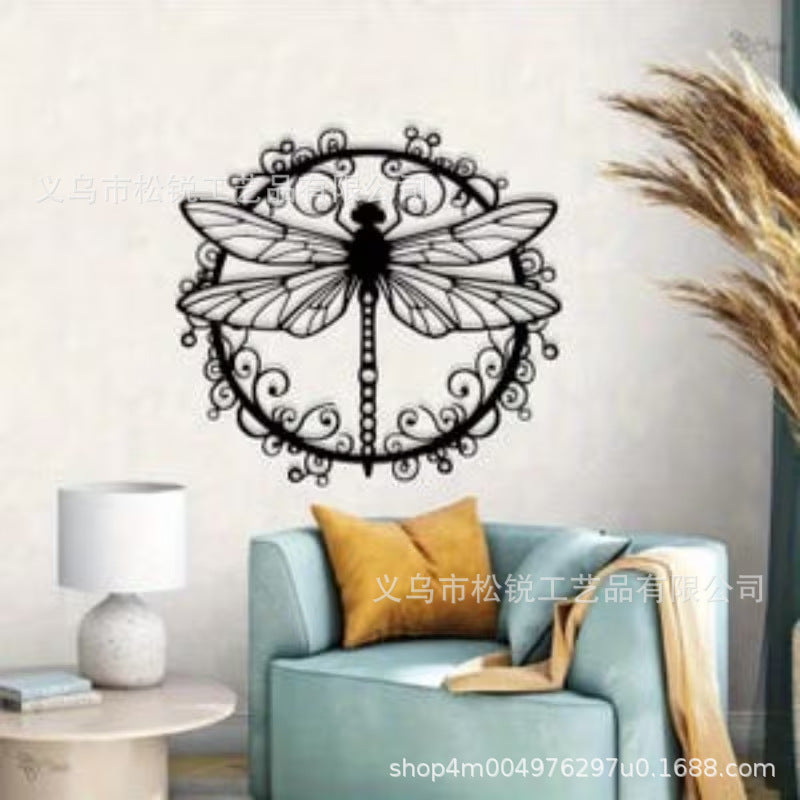 Metal Dragonfly Metal Wall Decoration, Garden Decoration DragonFly Logo, Garden Dragonfly Art