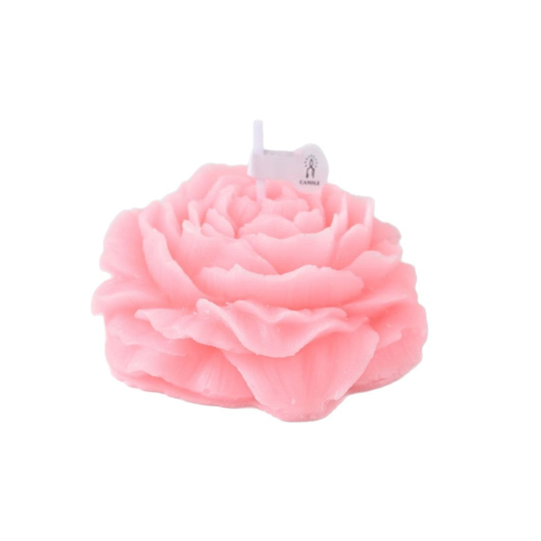 DIY Handmade Peony Flower Scented Candle Ins Home Bedroom Ornament Gift Flower Scented Candle Wholesale