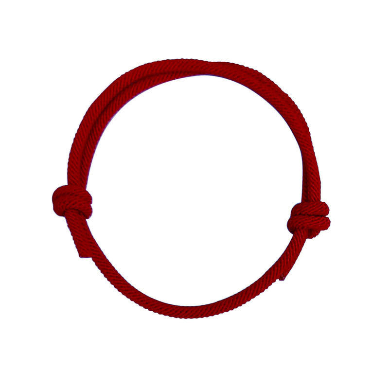 Benmingnian Red Rope Body Protection Bracelet Simple Milan Rope Black Rope Red Rope Couple Bracelet Hand-woven Hand Rope Wholesale