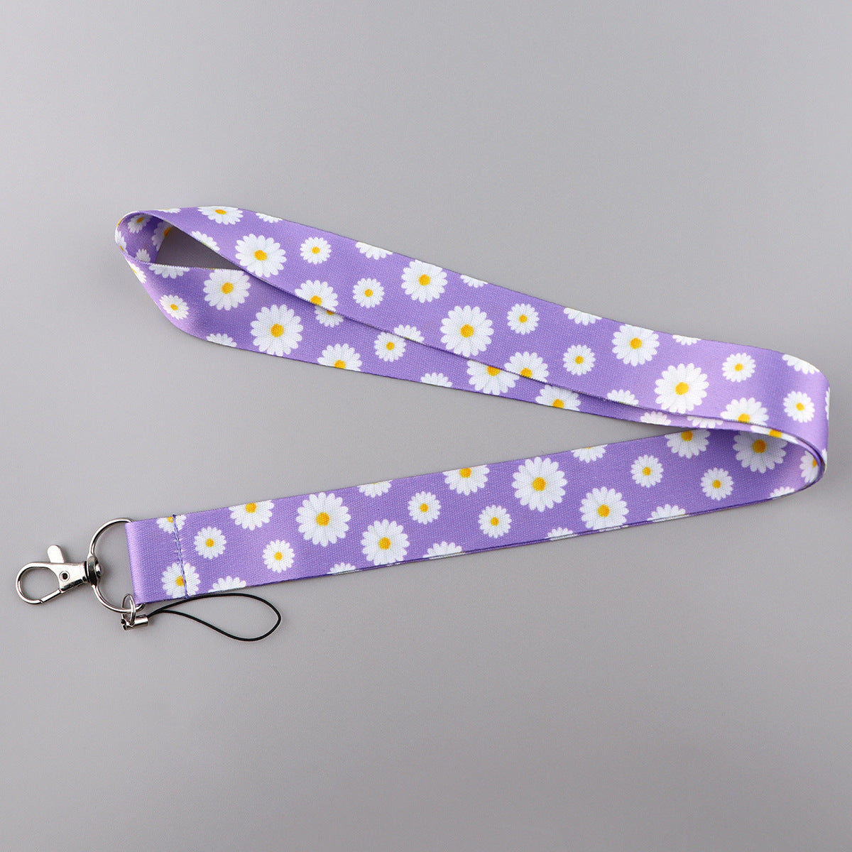 Daisy Flower mobile phone lanyard necklace accessories Certificate student bus access control factory card keychain card holder