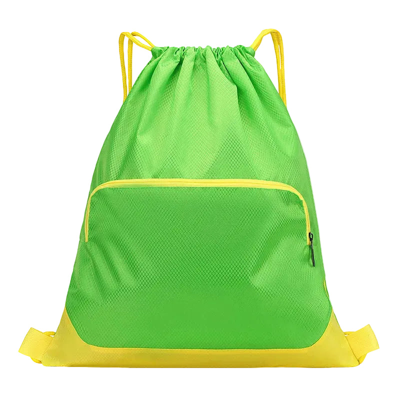 Waterproof Large Capacity Sports Fitness Bag Men's and Women's Travel Drawstring Pocket Backpack Basketball Bag Training Student Bag