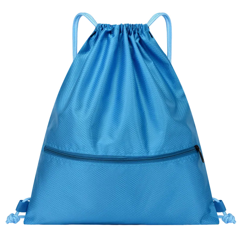 Lightweight Drawstring Backpack Large Capacity Unisex Sports Drawstring Bag Waterproof Foldable Bag