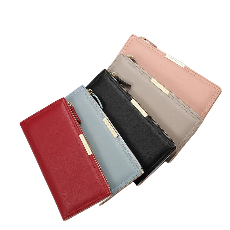 Women's Korean-style Long Wallet/ Multi-card Zipper Bag /Women's Wallet Clutch r purse