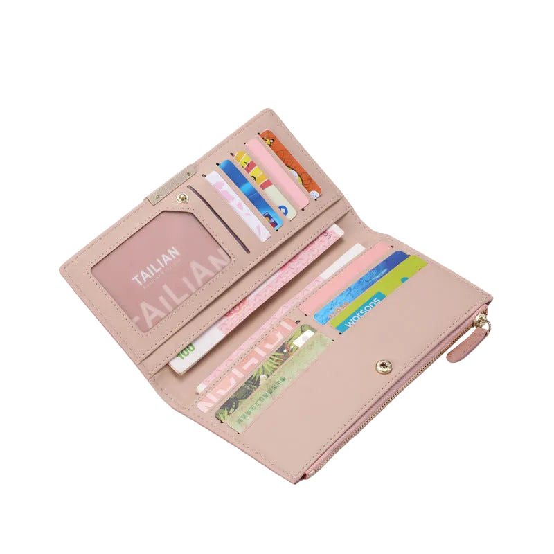 Women's Korean-style Long Wallet/ Multi-card Zipper Bag /Women's Wallet Clutch r purse