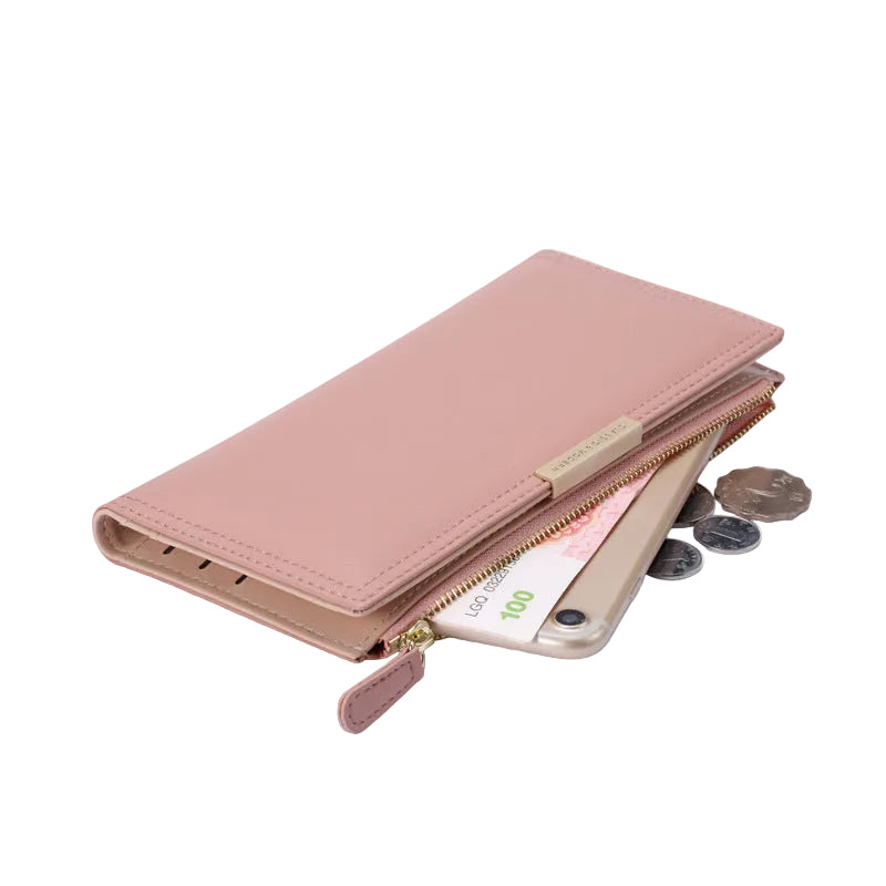 Women's Korean-style Long Wallet/ Multi-card Zipper Bag /Women's Wallet Clutch r purse