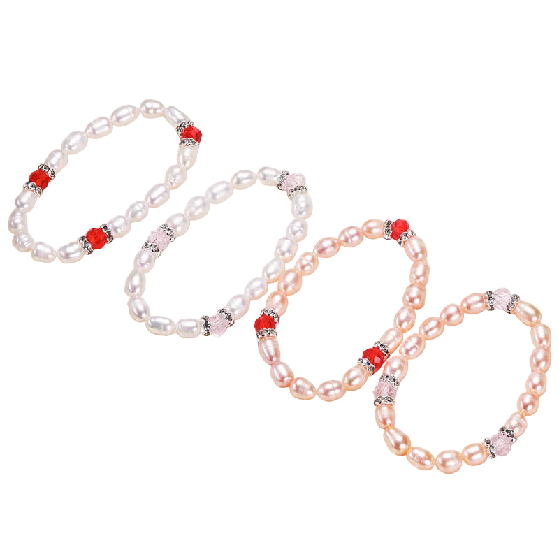 Children's Bracelet Female Princess Beaded Cartoon Children Girl Baby  Student Freshwater Pearl Accessories