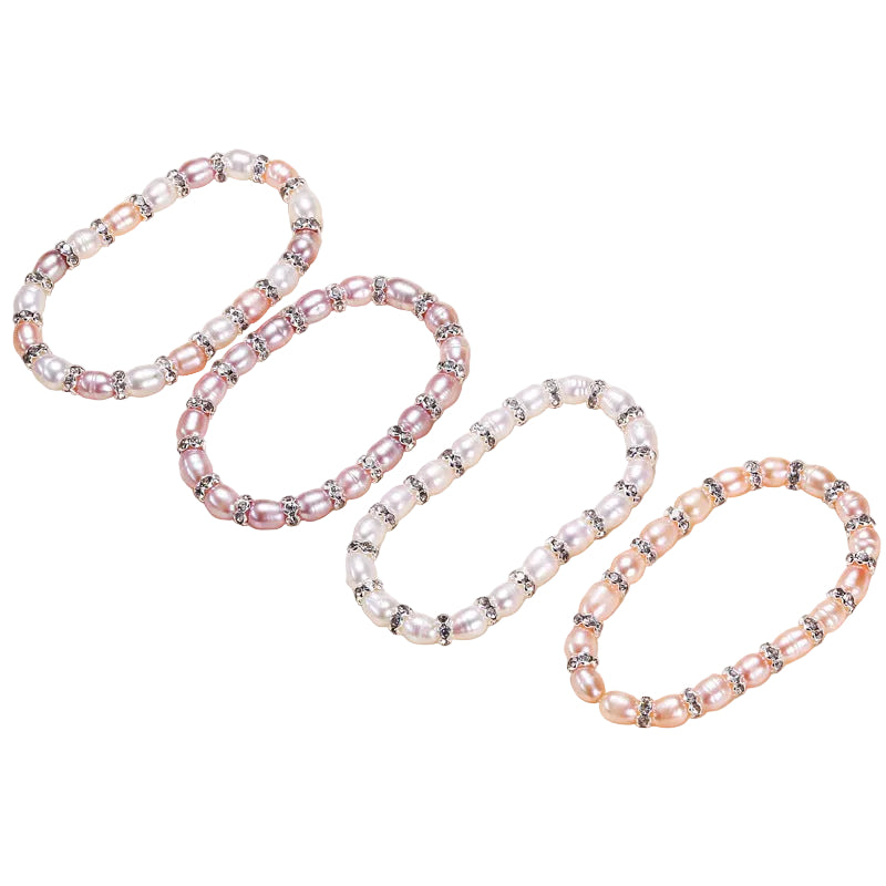 Children's Bracelet Female Princess Beaded Cartoon Children Girl Baby  Student Freshwater Pearl Accessories