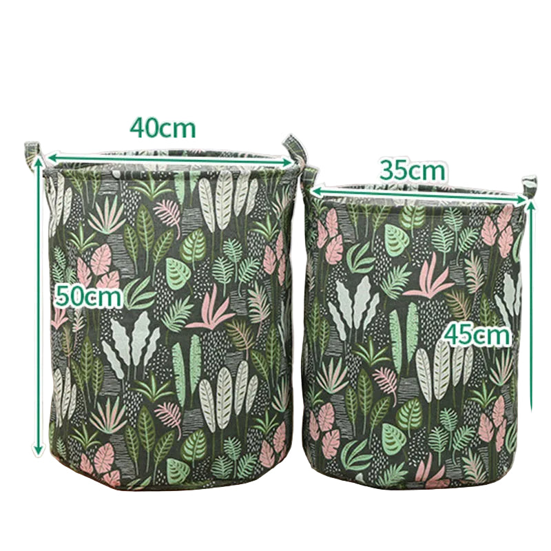 Fabric Dirty Clothes Storage Large Capacity Foldable  Toy Storage Barrel Laundry Basket