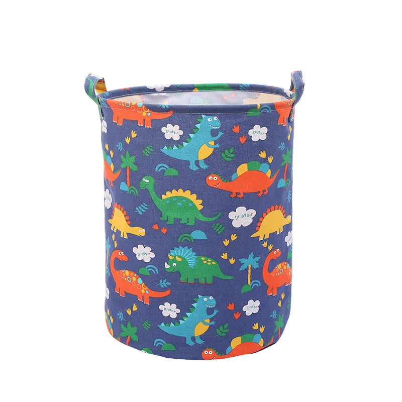 Fabric Dirty Clothes Storage Large Capacity Foldable  Toy Storage Barrel Laundry Basket