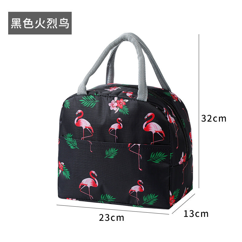 Student portable insulation bag fresh-keeping picnic bag portable lunch lunch lunch bag with rice insulation bag lunch box bag