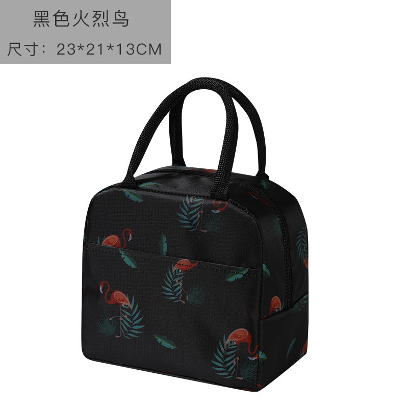 Student portable insulation bag fresh-keeping picnic bag portable lunch lunch lunch bag with rice insulation bag lunch box bag
