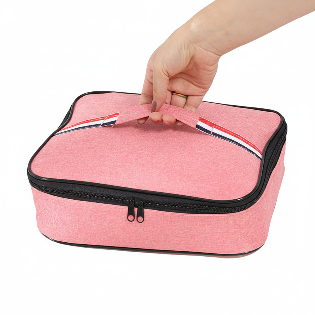 Lunch box insulation bag Bento student aluminum foil thickened portable work compartment plate handbag