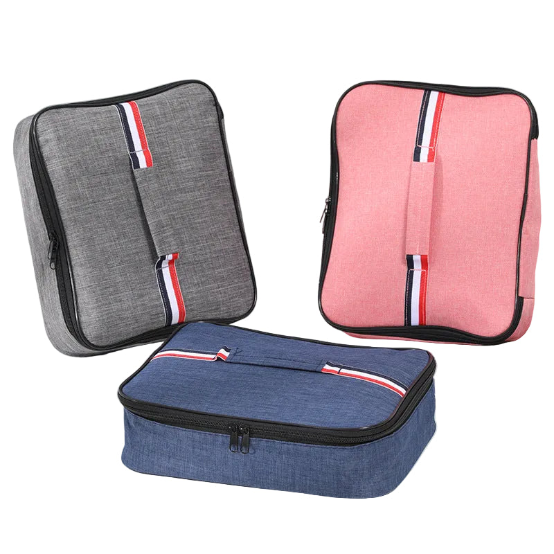 Lunch box insulation bag Bento student aluminum foil thickened portable work compartment plate handbag