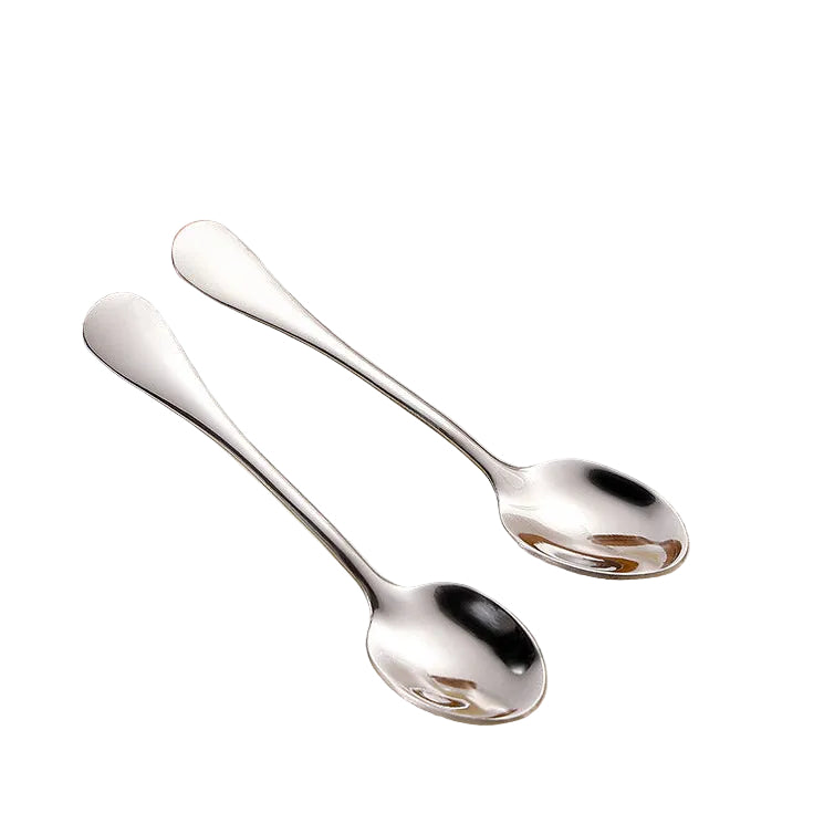 24Pcs 304 Stainless Steel Mini Special Small Spoon 9cm Short Handle Seasoning Spoon Salt Spoon Medicinal Powder Seasoning Spoon Spoon Coffee Spoon