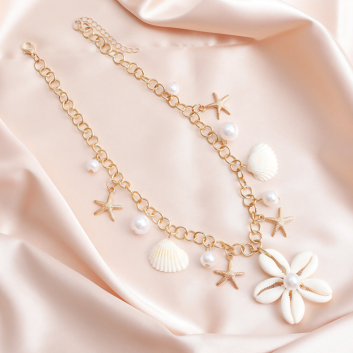 Cross-border Summer Southeast Asia Hand-woven Shell Flower Pendant Earrings Personalized Ancient Town Style Beach Earrings for Women