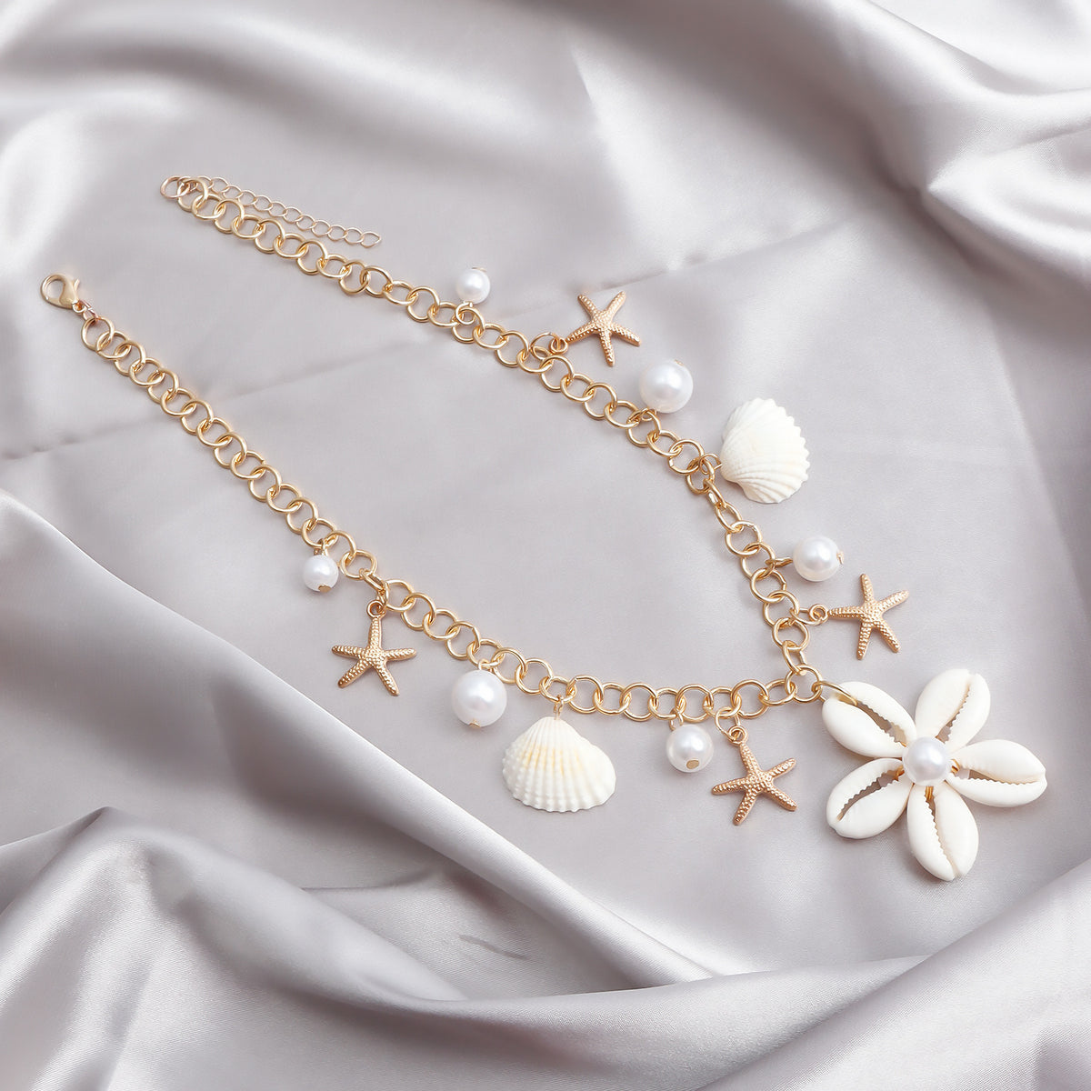 Cross-border Summer Southeast Asia Hand-woven Shell Flower Pendant Earrings Personalized Ancient Town Style Beach Earrings for Women