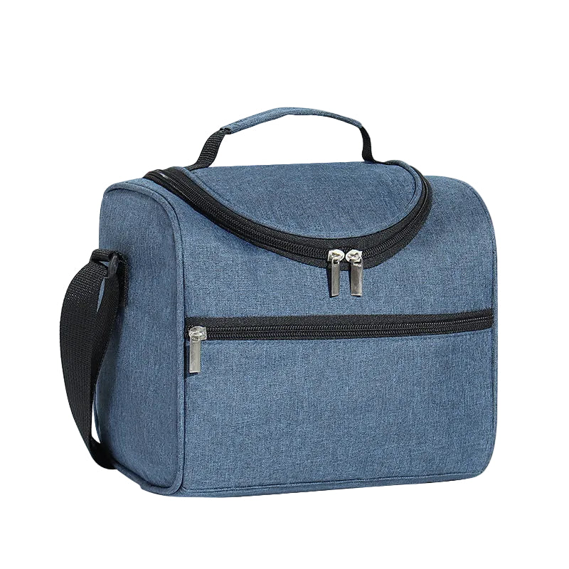 Hand-Held Oxford Cloth  with Thickened Aluminum Foil Men's  Insulation Lunch Bag