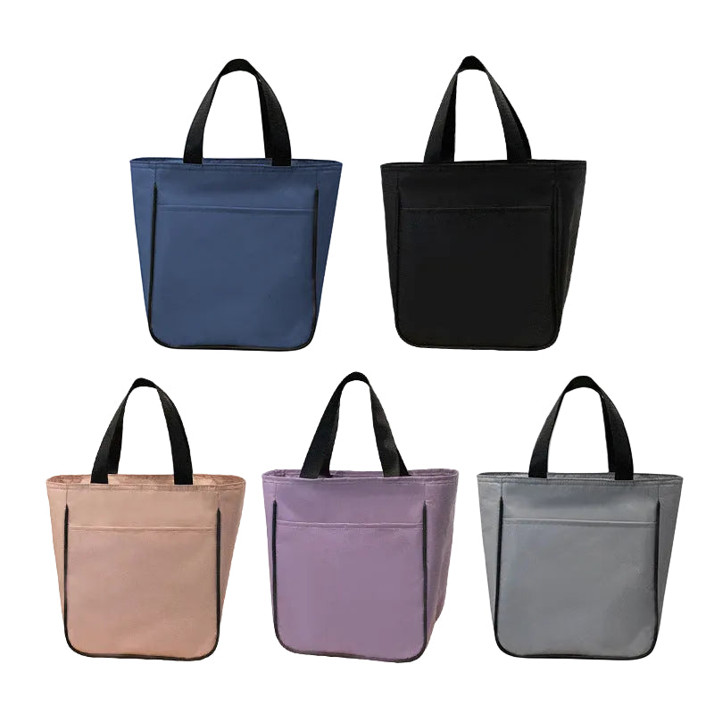 Hand-Held Oxford Cloth  with Thickened Aluminum Foil Men's  Insulation Lunch Bag