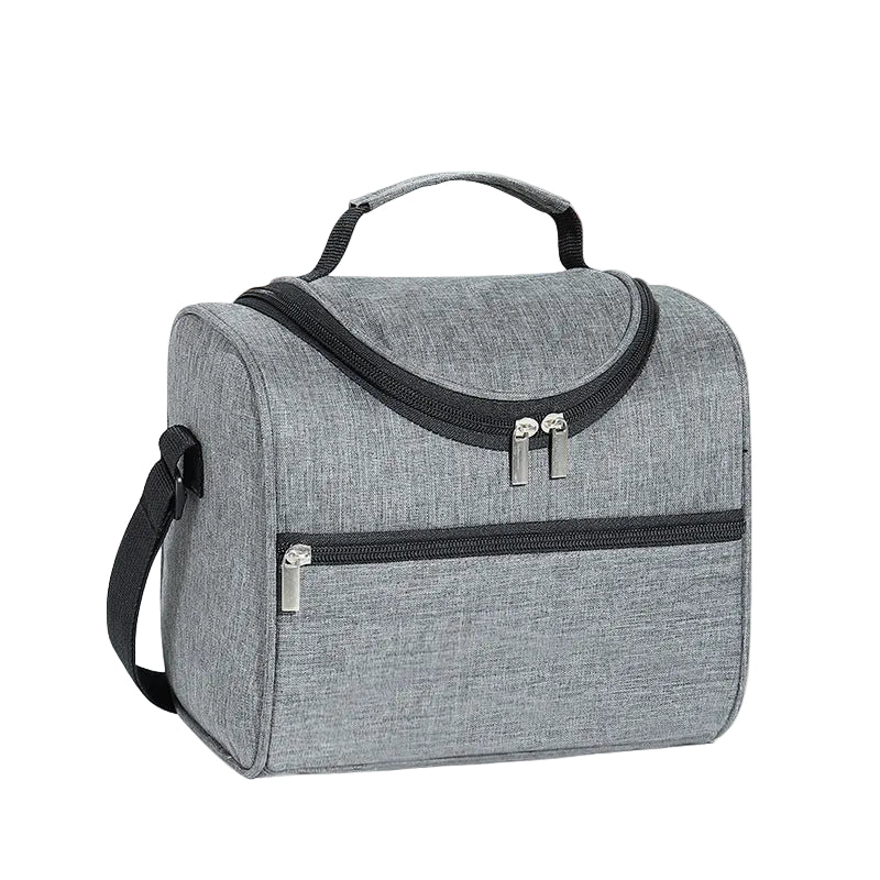 Hand-Held Oxford Cloth  with Thickened Aluminum Foil Men's  Insulation Lunch Bag