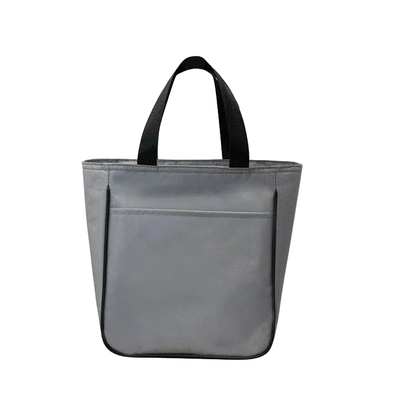 Hand-Held Oxford Cloth  with Thickened Aluminum Foil Men's  Insulation Lunch Bag