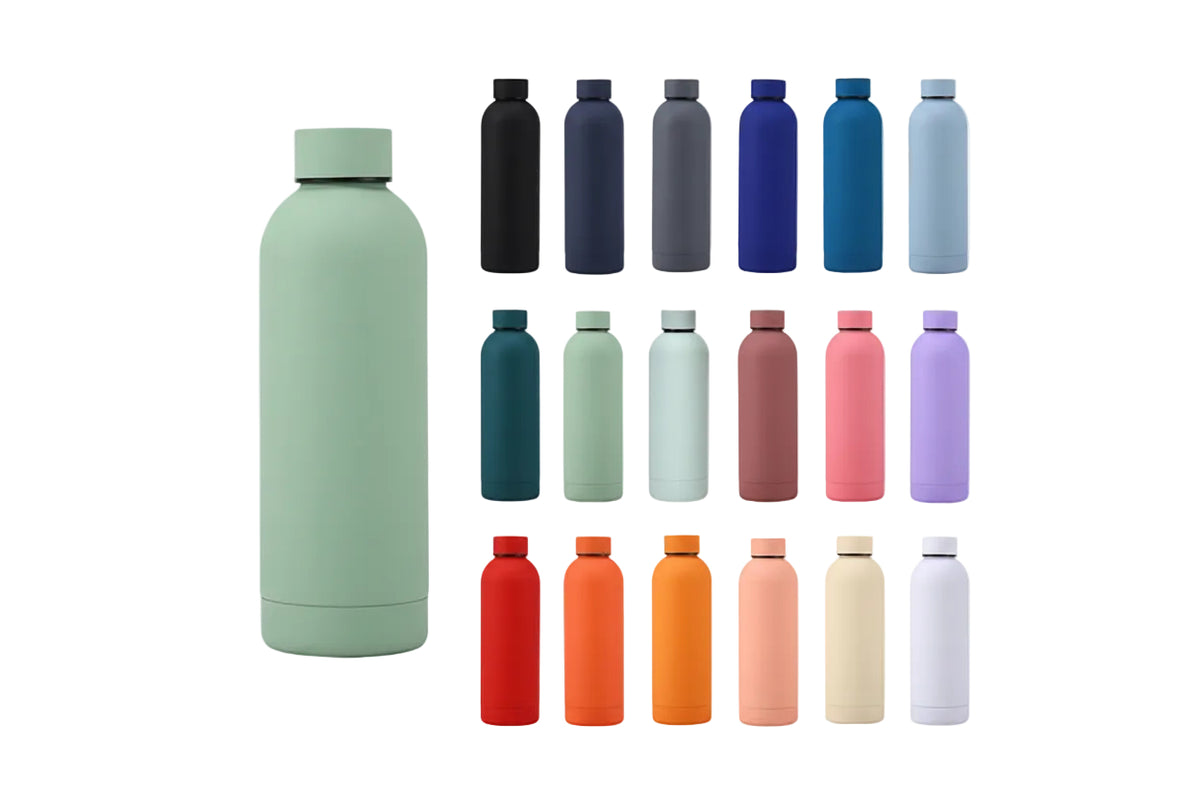 304 stainless steel small-mouth bottle large-capacity thermos outdoor portable sports water bottle vacuum insulation
