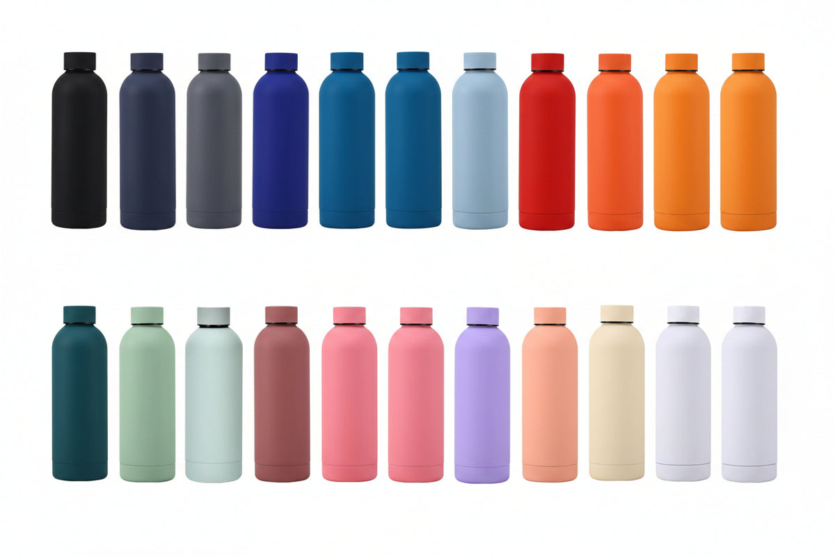 304 stainless steel small-mouth bottle large-capacity thermos outdoor portable sports water bottle vacuum insulation