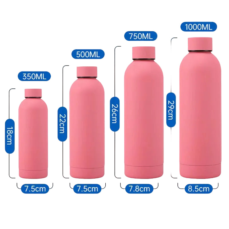 304 stainless steel small-mouth bottle large-capacity thermos outdoor portable sports water bottle vacuum insulation